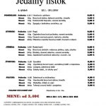 Metropolis menu