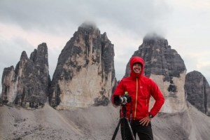 Juraj Lukáš so svojou expedičnou kamerou.